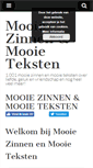 Mobile Screenshot of mooiezinnen.org